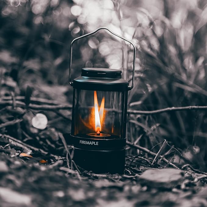 Fire-Maple Aurora Kerosene Lamp - Portable Vintage Camping Lamp with Adjustable Flame (8.3oz/236g) for Bushcraft, Emergency & Outdoor Lighting