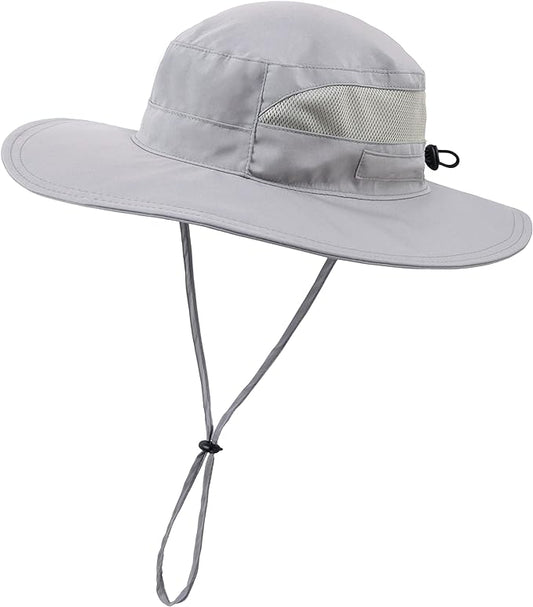Connectyle Women's UPF 50+ Sun Hat UV Protection Wide Brim Bucket Hat Summer Beach Hats Fishing Hiking Outdoor Safari Hats