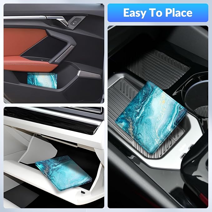 Car Registration and Insurance Card Holder，Vehicle Glove Box Car Organizer，Accessories Case for Storing Driving Licences, Cards, Documents