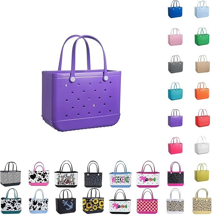 EVA Waterproof Washable Tote Bag for Beach, Pool, Boat, Sports