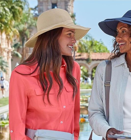 Women's Lightweight Travel Hat - UPF 50+ Sun Protection - Shelly