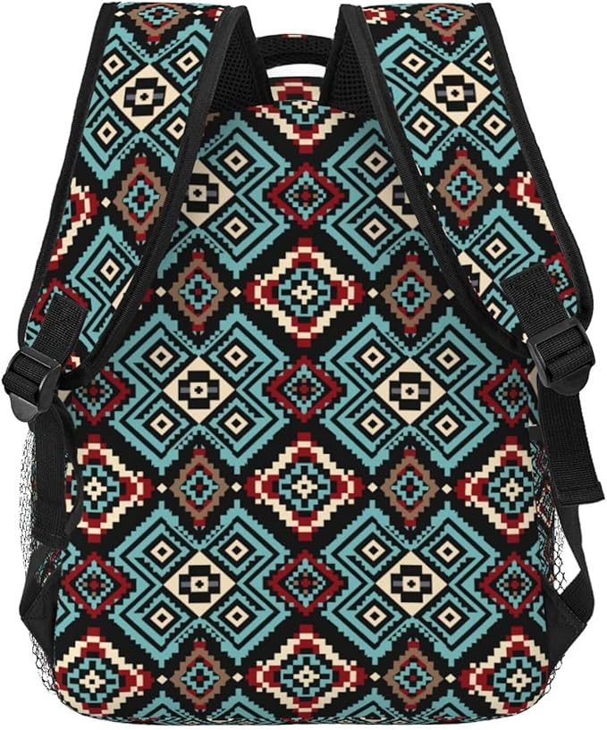 Native American Backpack for Men Women,Casual Travel Hiking Camping Backpacks Lightweight Bookbag