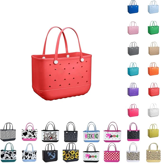 EVA Waterproof Washable Tote Bag for Beach, Pool, Boat, Sports