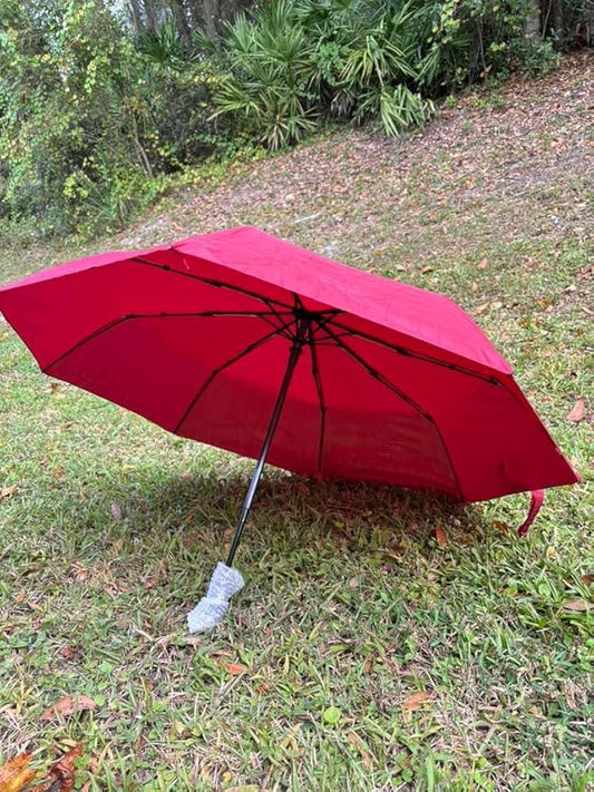 Full Automatic Three-Fold Umbrella – Windproof, Waterproof, Compact Travel Umbrella with UV Protection, Lightweight & Durable for Men and Women