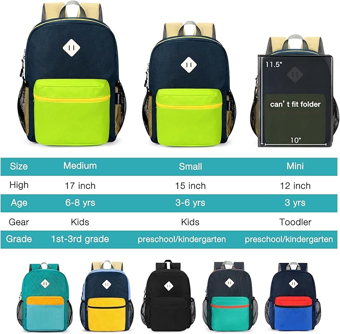 STEAMEDBUN Kids Backpack for Boys,Kindergarten Backpack for Toddler Boys Age 3-6