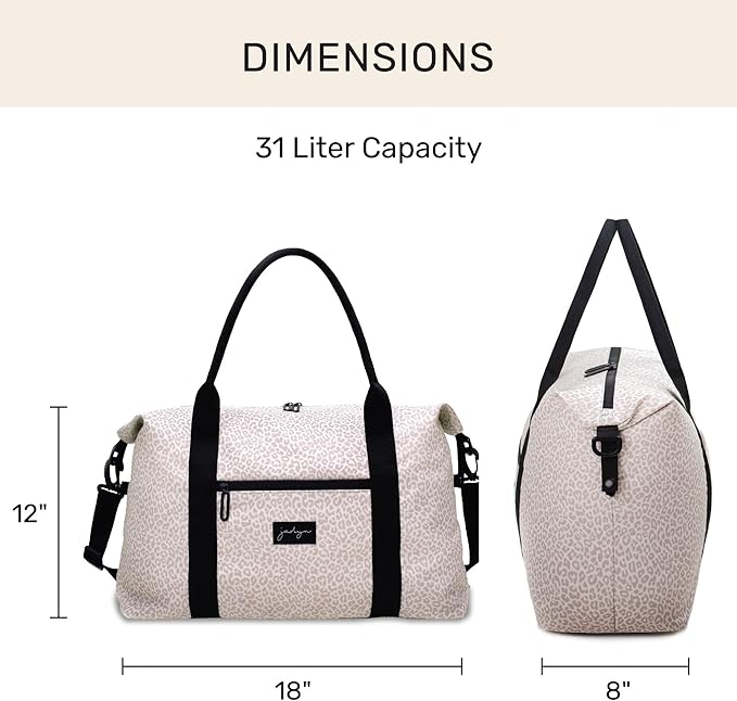 Jadyn Lola Travel Bag, Weekender/Overnight Duffel, Gym Tote Bag for Women, Men