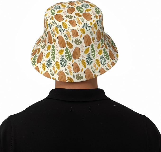 Yummy Hamburger Fisherman Hat Summer Foldable UV Protection Sun Hat