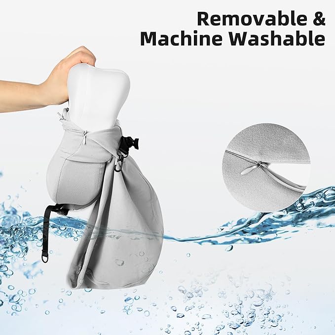 Privacy-Friendly Hooded Travel Pillow for Kids & Adults, Sensory-Friendly, Memory Foam Neck Support for Airplane, Car & Train, Breathable Fabric, Portable, Ultimate Comfort