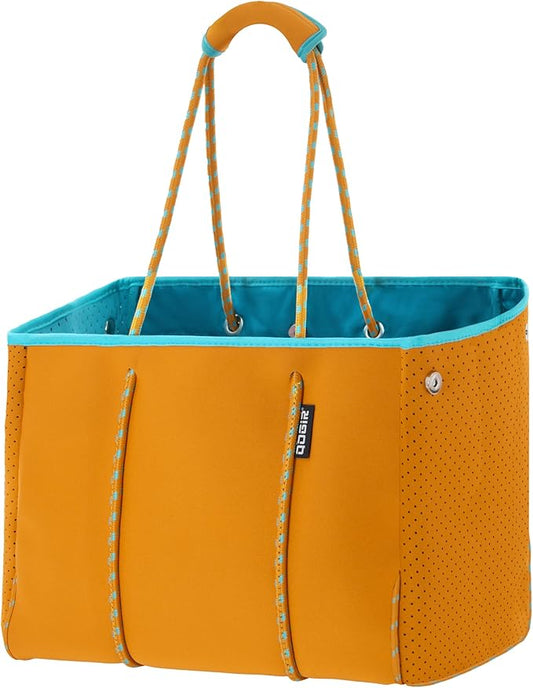 QOGiR Neoprene Multipurpose Beach Bag Tote with Inner Zipper Pocket … … … …