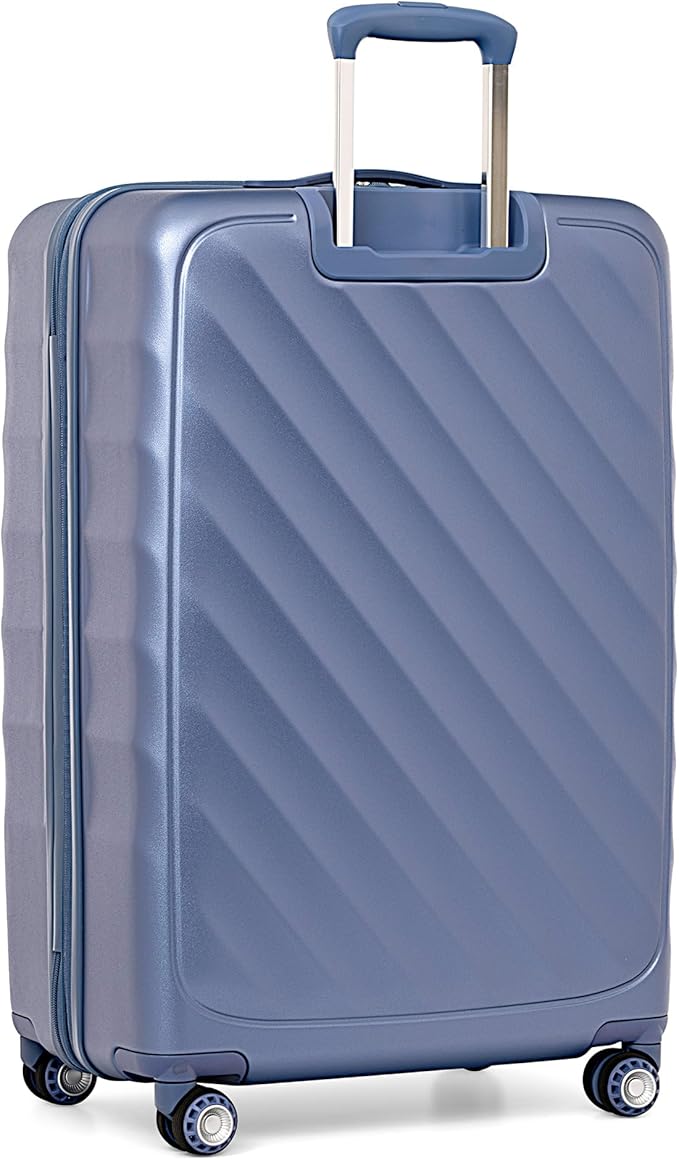 Traveler's Choice Elm Expandable Spinner Luggage Set, Matte Navy, 29" Large