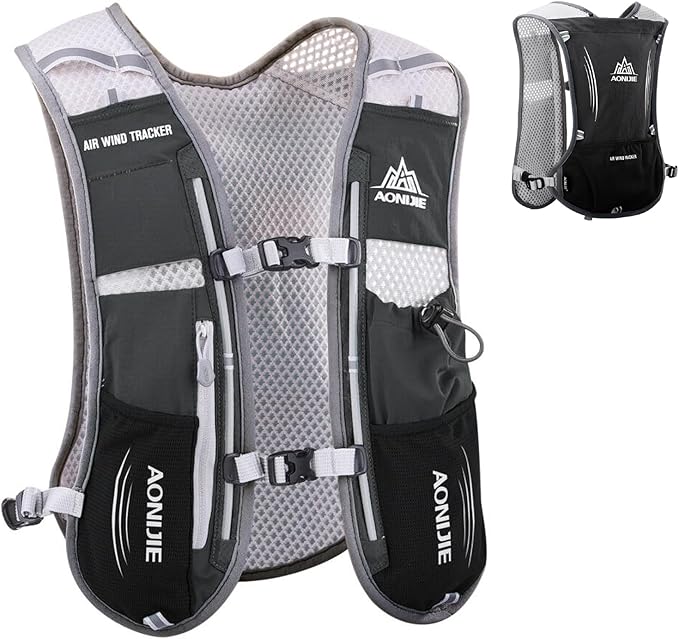 TRIWONDER Hydration Running Vest Backpack, Lightweight Water Pack for Men Women Hydration Backpack for Trail Race, Hiking, Cycling, Climbing, Camping, Jogging, Marathon