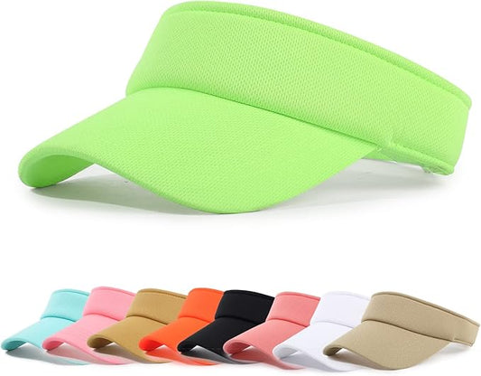 Sun Visor Hat Adjustable Velcro Outdoor Sports Cap for Men Women Adults