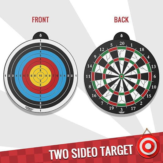 Magnetic Dart Board - 12pcs Magnetic Darts - Excellent Indoor Game and Party Games - Gifts for 5 6 7 8 9 10 11 12 Year Old Boy Kids