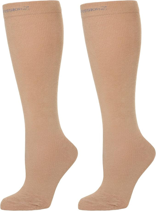CompressionZ 30-40 mmHg Knee High Compression Socks Men & Women | Support Stockings for Travel, Nurses and Athletes