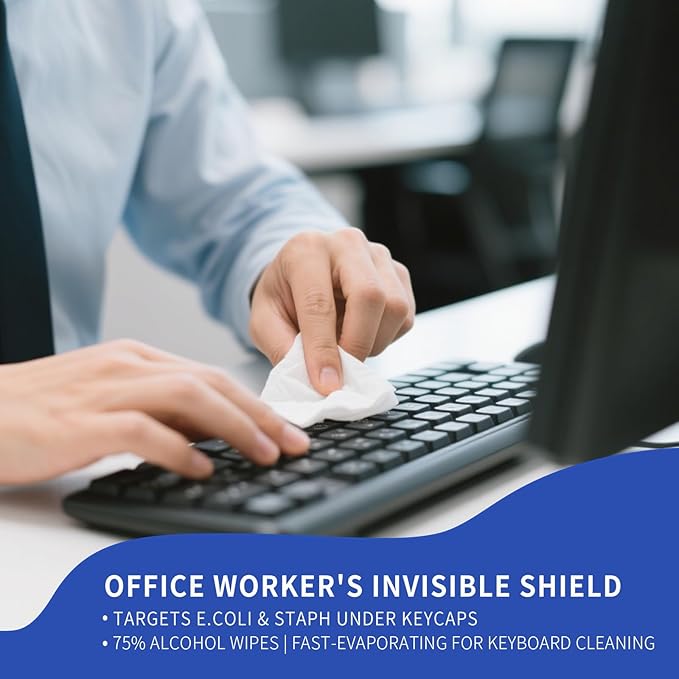 75% Alcohol Unscented Sanitizer Wipes, Moisturizing Hand Sanitizing Wet Wipes with Aloe Vera, 200-Count Bulk Pack with Travel-Friendly Design, 50 Count x 4 Packs