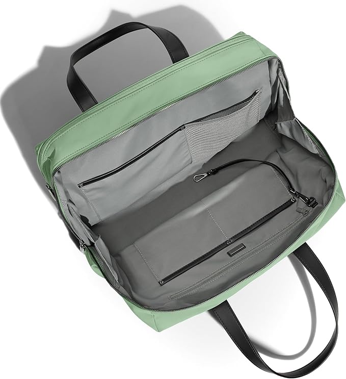 Away Everywhere Bag, Padded Laptop Sleeve, Water Resistant For Every Day Use, Removable Shoulder Strap, Daily Work Bag, Travel Essential Approved Personal Item, Sea Green