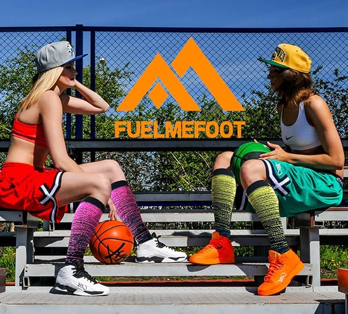 FuelMeFoot 3 Pack Copper Compression Socks - Compression Socks Women & Men Circulation - Best for Medical,Running,Athletic