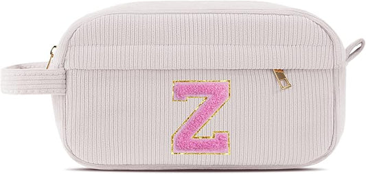 Pocmimut Personalized Makeup Bag,Cute Cosmetic Bag Pouches Travel Toiletry Bag for Graduation Gifts Birthday Gift Teacher Gifts for Girls,Z