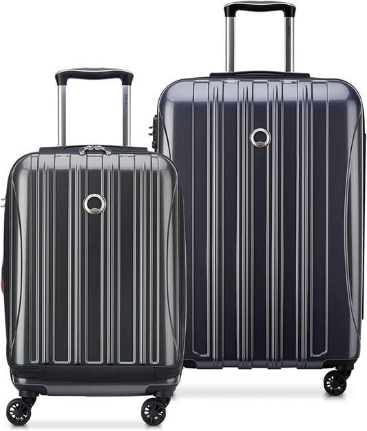 DELSEY PARIS Helium Aero Hardside Expandable Luggage with Spinner Wheels, Titanium, 2-Piece Set (19/24)