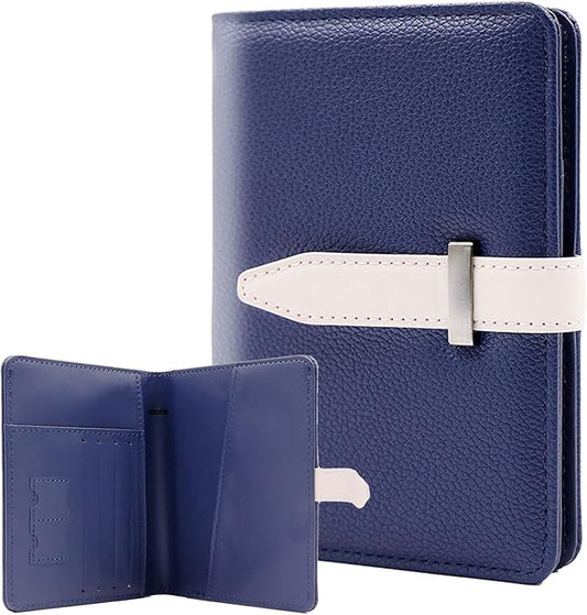 Passport Holder with Airtag for Women/Men,Airtag Passport Wallet for Travel,Cute Passport Holder Rfid Blocking,Travel Wallet for Cards Passport Cover Case