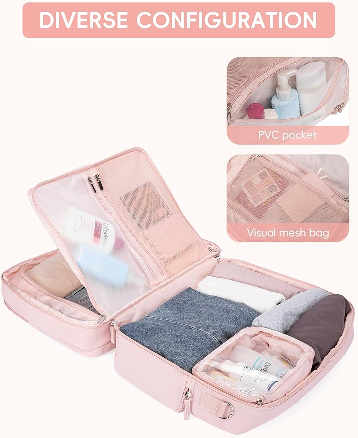 CLUCI Weekender Travel Bag for Women Puffer Tote Bag Carry On Duffle Overnight Bags with Shoe Compartment