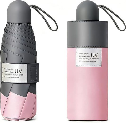 Super Compact Auto Umbrella - Your Lifetime Pocket Companion, UPF 50+ Sun & Rain Protection, Fits Any Purse, Lightweight Travel Essential