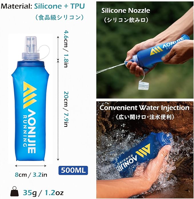 TRIWONDER Hydration Running Vest Backpack, Lightweight Water Pack for Men Women Hydration Backpack for Trail Race, Hiking, Cycling, Climbing, Camping, Jogging, Marathon