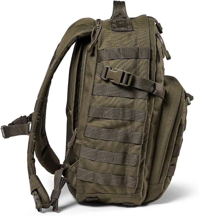 5.11 Tactical Backpack, RUSH 12 2.0 Military Survival Molle Backpack with Laptop Compartment, 24L, Style 56561ABR/56562ABR