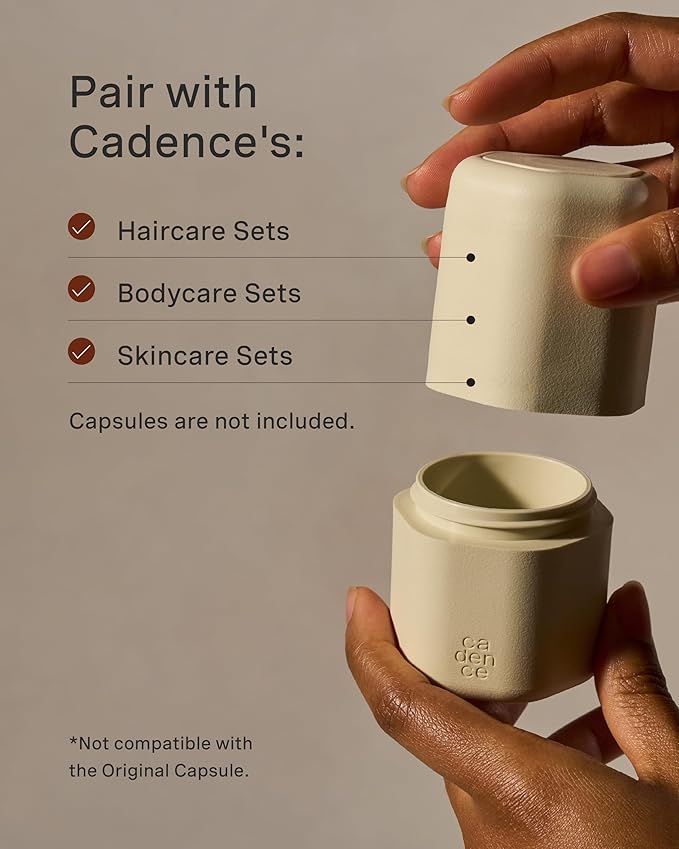 Cadence Extender - Add On to Any Flex Magnetic Containers with Lids,Extension to Travel Bottles for Toiletries - Carry On Travel Essentials For Women/Men - Adds Additional 1.43 fl oz - 3pk, Eucalyptus