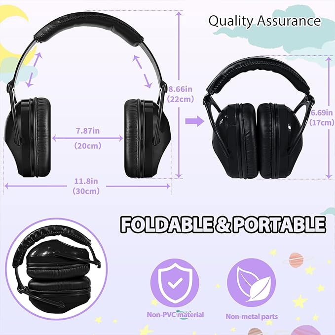 ZOHAN 030 Kids Noise Cancelling Headphones for Autism Kids Ear Protection