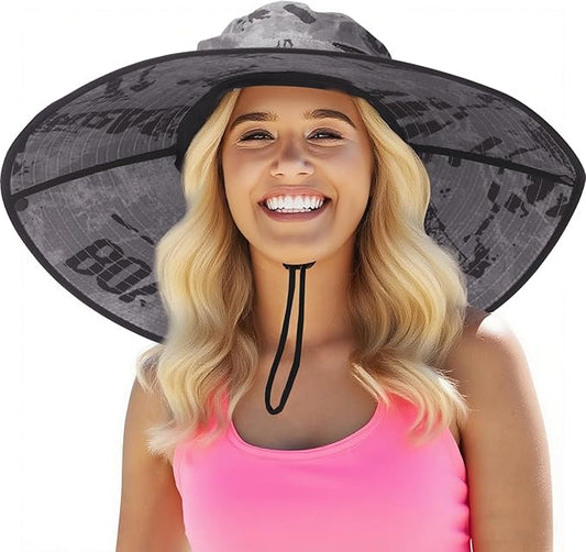 Super Wide Brim Fishing Hat for Men and Women,UPF50+ Waterproof Bucket Hat for Fishing, Hiking, Camping