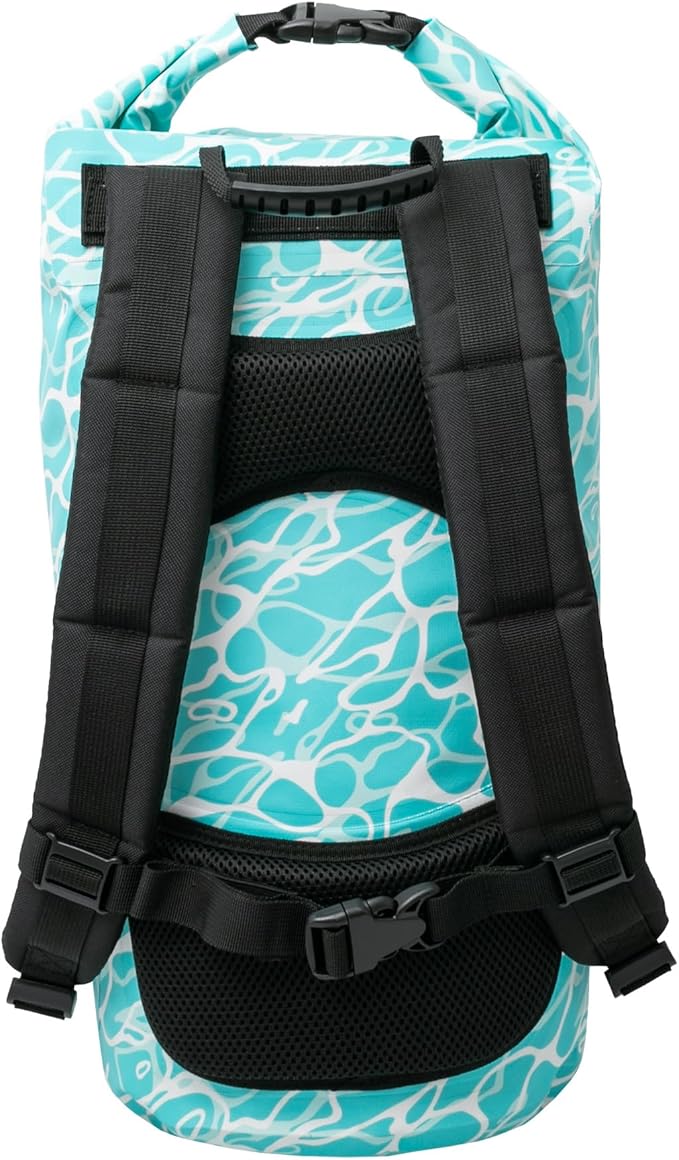 geckobrands Hydroner 20L Waterproof Dry Bag Backpack – Lightweight Roll-Top Bag with Clear Phone Pouch for Outdoor Activities