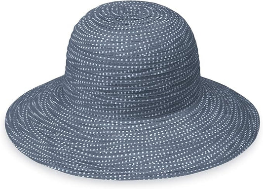 Wallaroo Hat Company Women’s Petite Scrunchie Sun Hat – UPF 50+, Wide Brim, Packable, Adjustable for Smaller Crown Sizes
