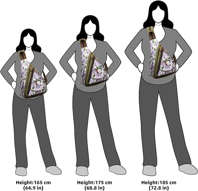 KL928 Canvas Sling Bag - Small Crossbody Backpack Shoulder Casual Daypack Rucksack for Men Women