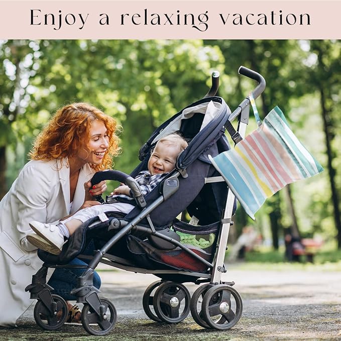 3 Pcs Wet Bag, Wet Dry Bag, Waterproof Bag, Small Laundry Bag, Wet Bag for Pool, Beach, Swimsuit, Makeup Bag, Diapers,Cruise Ship Essentials,Rainbow Gifts, Beach Accessories Travel for Women