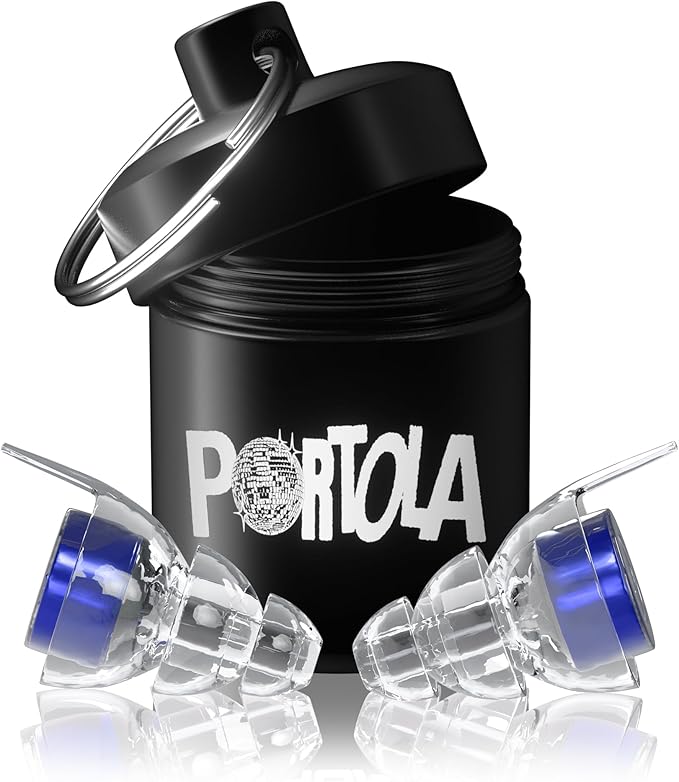 Eargasm High Fidelity Earplugs: Portola Festival Edition - Noise Reducing Ear-Plugs for Hearing Protection at Music Festivals, Loud Environments, Concerts, Live Events, Sporting Events