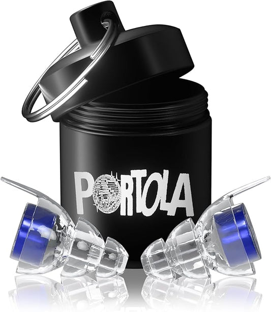 Eargasm High Fidelity Earplugs: Portola Festival Edition - Noise Reducing Ear-Plugs for Hearing Protection at Music Festivals, Loud Environments, Concerts, Live Events, Sporting Events
