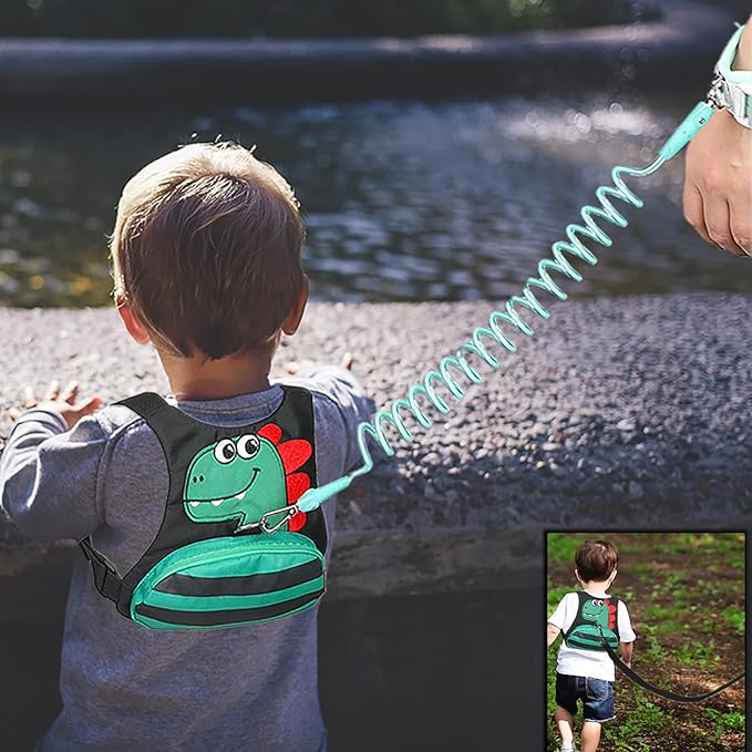Toddler Leash for Kids-Baby Child Harness with Anti Lost Wrist Link for Boys/Girls