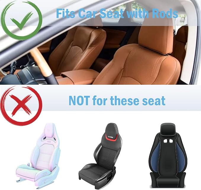 [Upgraded] Car Seat Table with Expandable Tray - Car Desk for Laptop Car Backseat Mount, Car Trays for Eating with Non-Slip Pad/Phone&Tablet Holde, Car Accessories for Writing/Laptop/Dining/Work