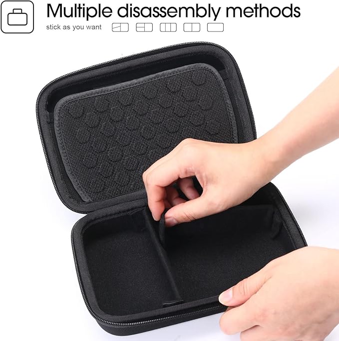 Smatree Hard Accessory Organizer Case Compatible for 14-16inch Apple Pencil,MAC Mini/Magic Trackpad/Magic Mouse/AirPods Pro3/MagSafe Charge/Magsafe Power Adapter,BeatsX,Monster Magnetic Charging Cable