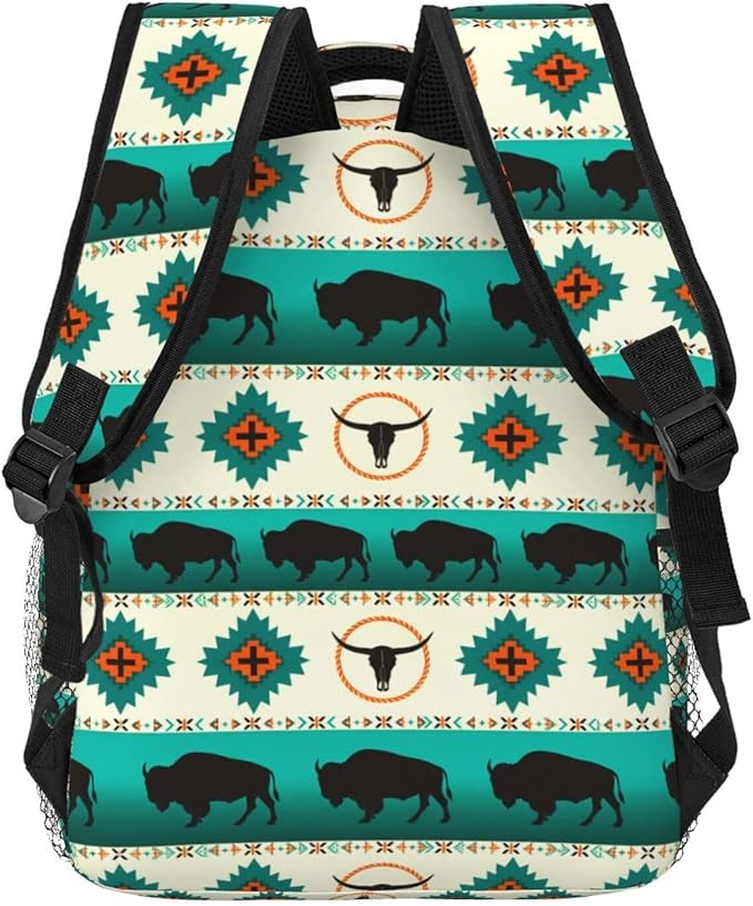 Native American Backpack for Men Women,Casual Travel Hiking Camping Backpacks Lightweight Bookbag