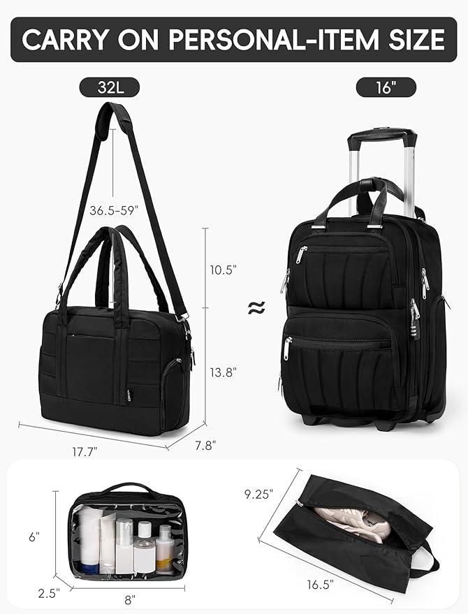 CLUCI Weekender Travel Bag for Women Puffer Tote Bag Carry On Duffle Overnight Bags with Shoe Compartment