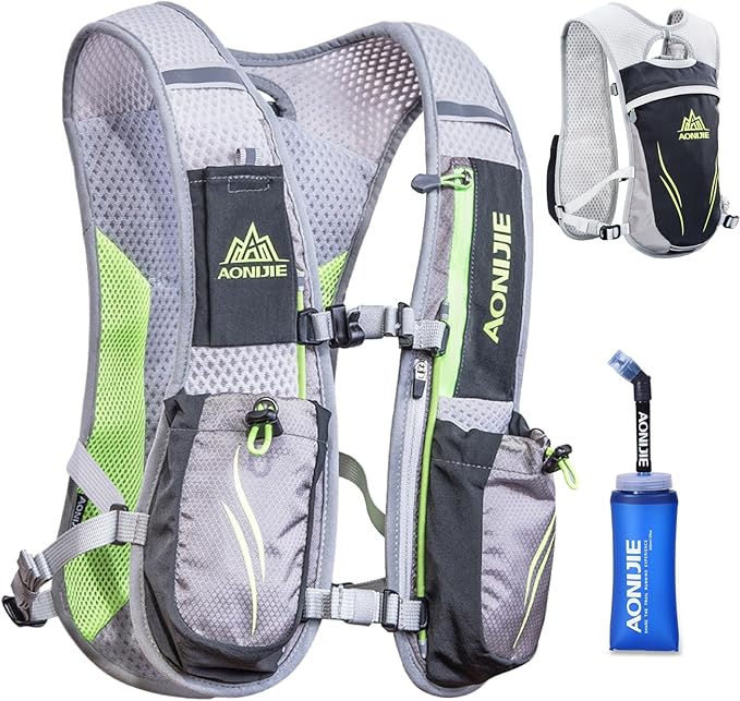 TRIWONDER Hydration Running Vest Backpack, Lightweight Water Pack for Men Women Hydration Backpack for Trail Race, Hiking, Cycling, Climbing, Camping, Jogging, Marathon