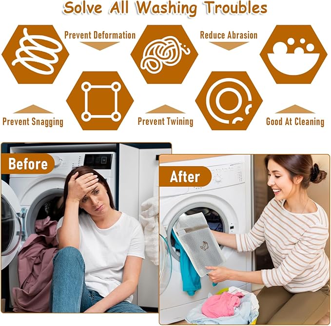 3 PCS Delicate Laundry Bag, Mesh Bags With Zipper for Socks, Underwear, Baby Clothes, Swimsuit - Small Durable Embroidery Bag, Travel Clothing Storage