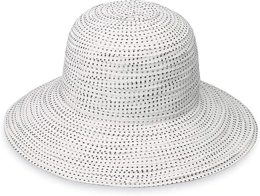 Wallaroo Hat Company Women’s Petite Scrunchie Sun Hat – UPF 50+, Wide Brim, Packable, Adjustable for Smaller Crown Sizes