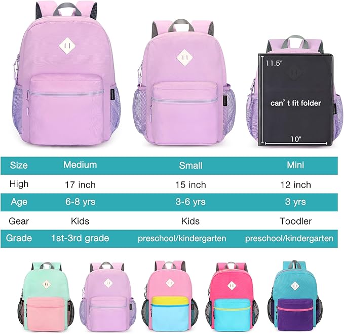 STEAMEDBUN Backpack for Girls 5-9,Kids Backpack for Elementary School Bag