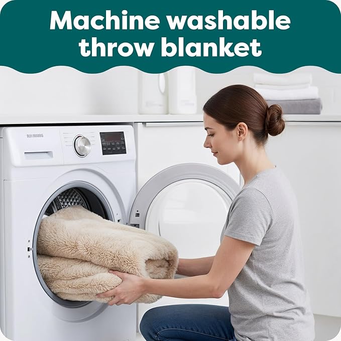 FurHaven Waterproof Throw Blanket For Dogs & Indoor Cats, Reversible Protective Pet Blanket, Extra Large, Long Faux Fur & Velvet, Taupe