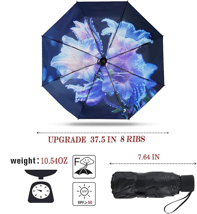 SY COMPACT Travel Umbrella - Lightweight Portable Mini Compact Umbrellas-Factory Outlet Shop