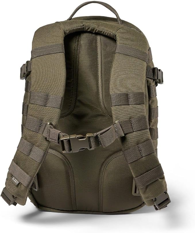 5.11 Tactical Backpack, RUSH 12 2.0 Military Survival Molle Backpack with Laptop Compartment, 24L, Style 56561ABR/56562ABR