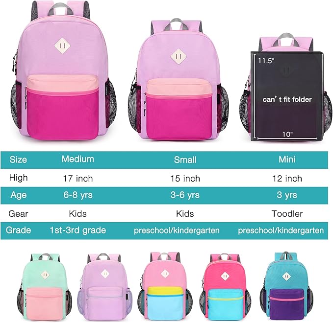 STEAMEDBUN Backpack for Girls 5-9,Kids Backpack for Elementary School Bag